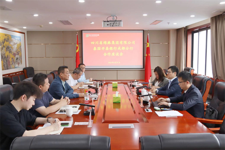 集團(tuán)公司召開與開泰銀行（中國）有限公司成都分行合作洽談座談會(huì)