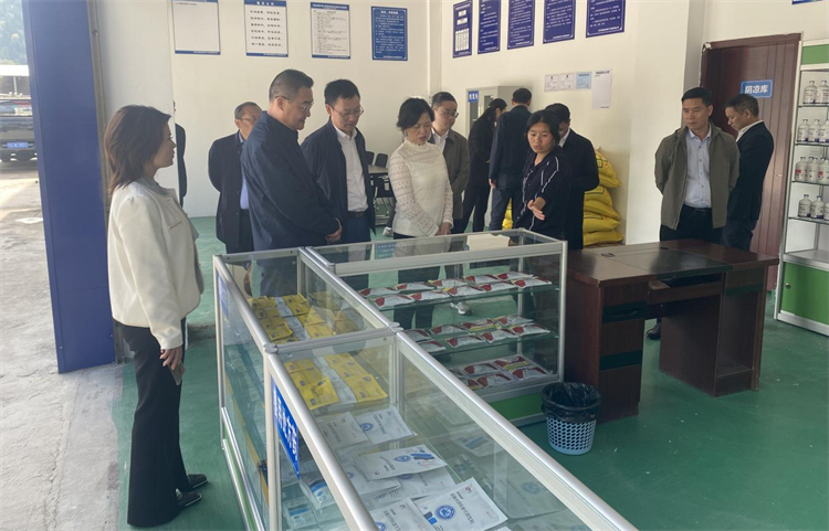 四川省供銷社黨組成員、理事會(huì)副主任、一級(jí)巡視員楊武秀帶隊(duì)到萬源調(diào)研集團(tuán)舊院黑雞產(chǎn)業(yè)發(fā)展工作